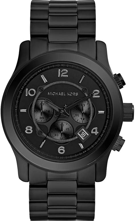 michael kors black metal watch|Michael Kors access watch black.